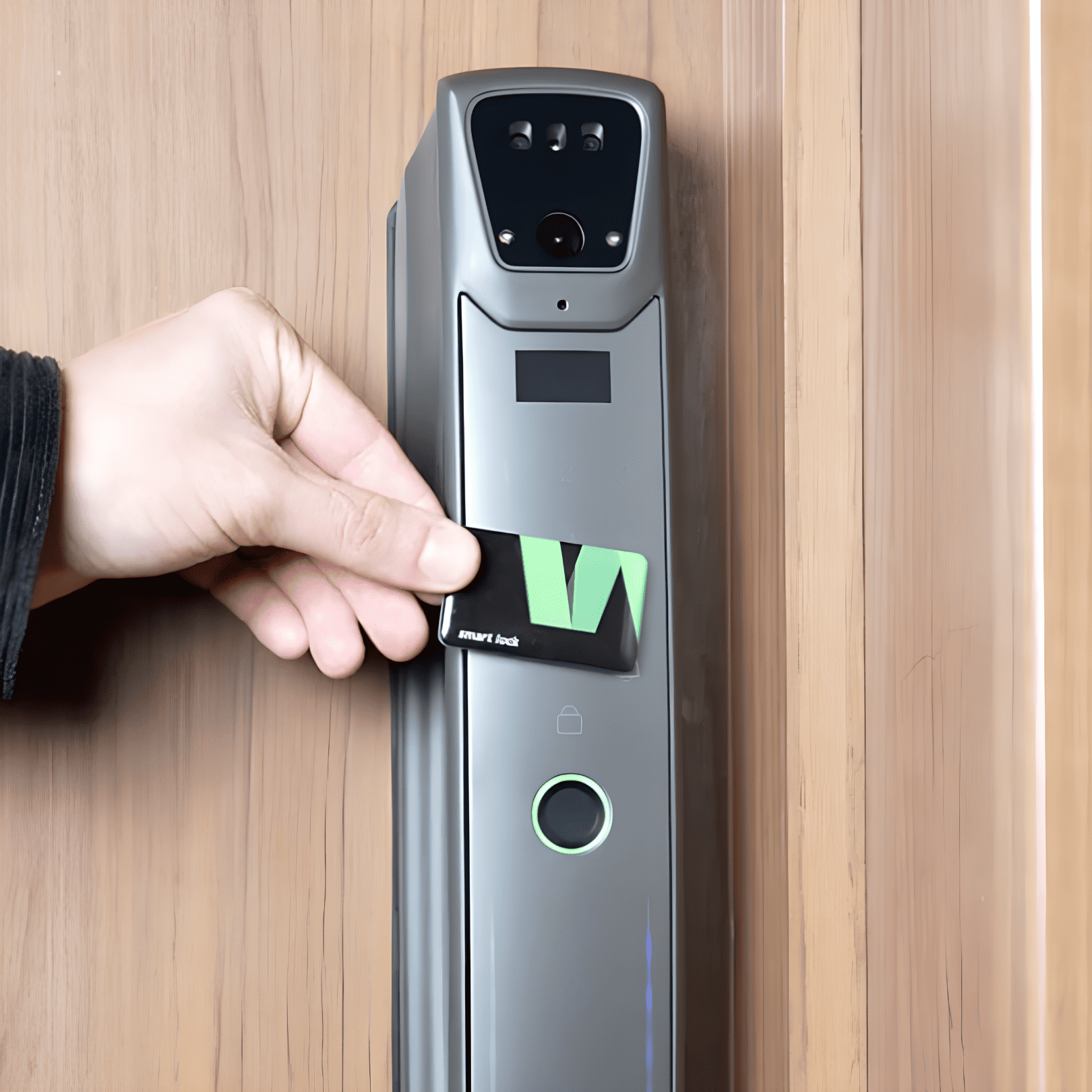 Serrure intelligente Z24 Face ID avec caméra UHD et accès sans clé – Contrôle à distance via Tuya Smart, disponible au Sénégal avec installation offerte